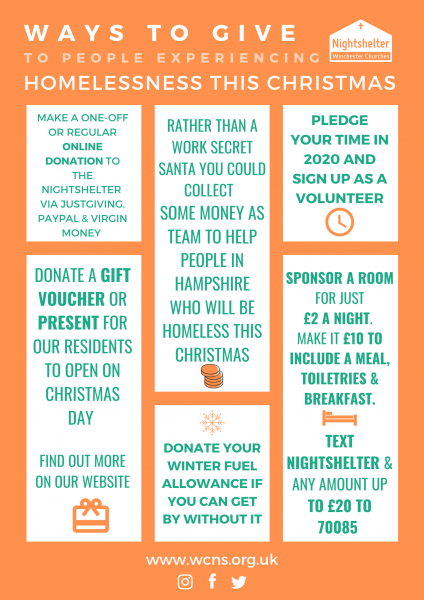 Help the Nightshelter this Christmas