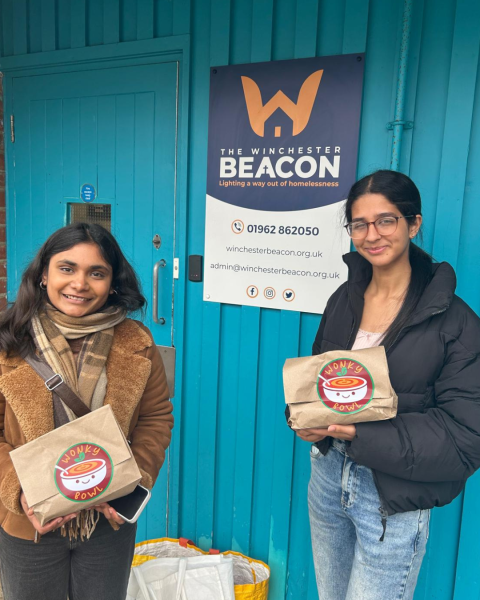 Inspiring students show support