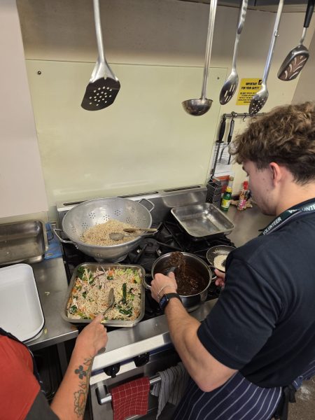 MGroup Volunteers Cook Up Lunch At The Winchester Beacon